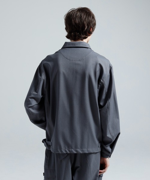 Y-3(ワイスリー)の「Y-3 WOOL TAILORED BLOUSON(ブルゾン・メンズ・グレー・SMALL/MEDIUM/LARGE/X-LARGE/X-SMALL)」の2枚目の写真