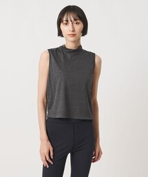 ＜MIYAGI YUKA×TO UNITED ARROWS＞スタンドカラー ノースリーブ カットソー