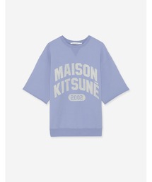 MAISON KITSUNE COLLAGE SHORT SLEEVE SWEATSHIRT