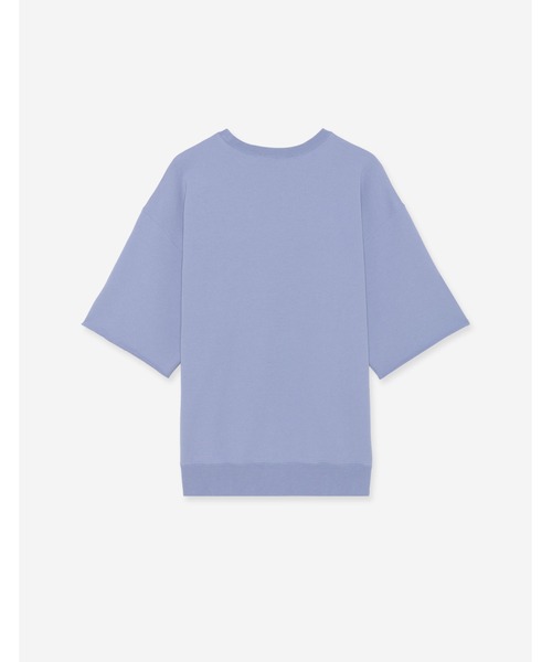 Maison Kitsune(メゾンキツネ)の「MAISON KITSUNE COLLAGE SHORT SLEEVE SWEATSHIRT(スウェット・メンズ・チャコール/スカイブルー系・XS/S/M)」の6枚目の写真