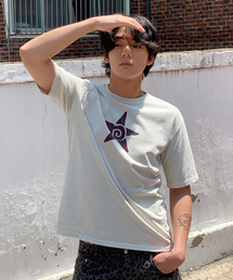 FERNOV（ペルノブ）の「スパイラルスターピグメント半袖Tシャツクリーム（Tシャツ/カットソー）」