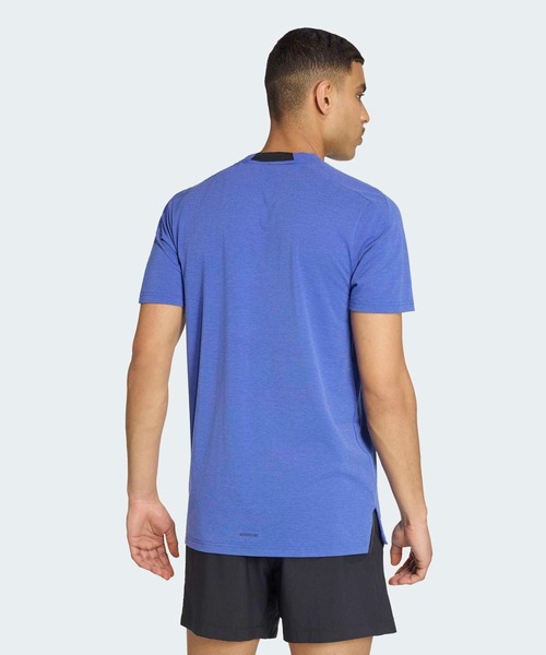 adidas(アディダス)の「Designed for Training ワークアウト半袖Tシャツ / アディダス adidas(Tシャツ/カットソー・メンズ・ブルー系その他・3XL/LARGE/MEDIUM/X-LARGE/X-SMALL/SMALL/XX-LARGE/XX-SMALL)」の2枚目の写真
