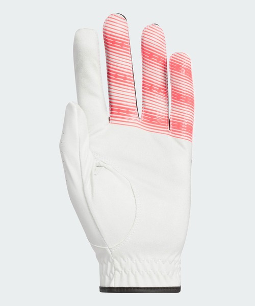adidas(アディダス)の「アディゼロ グローブ【adidas Golf/アディダスゴルフ】(手袋・メンズ・ホワイト×レッド・23.0cm/24.0cm/25.0cm/26.0cm/21.0cm/22.0cm)」の2枚目の写真