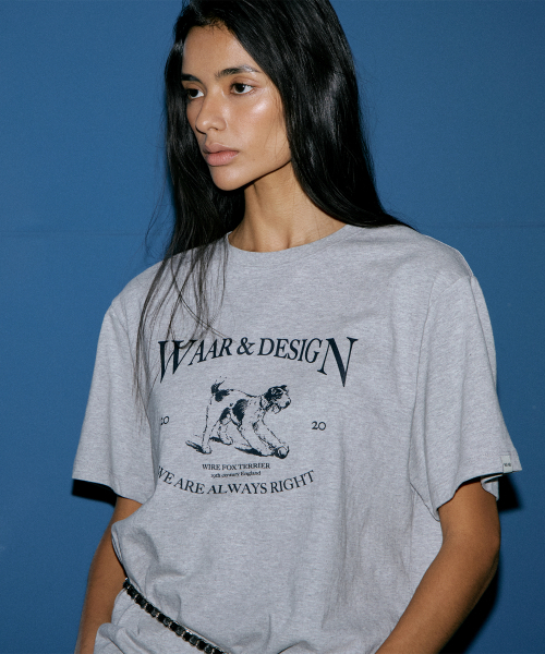WAARFORWOMAN(ワール・フォー・ウーマン)の「WT-57 アニマルグラフィックTシャツ(3色)(Tシャツ/カットソー・レディース・チャコールグレー/ライトグレー/アイボリー・FREE)」の7枚目の写真
