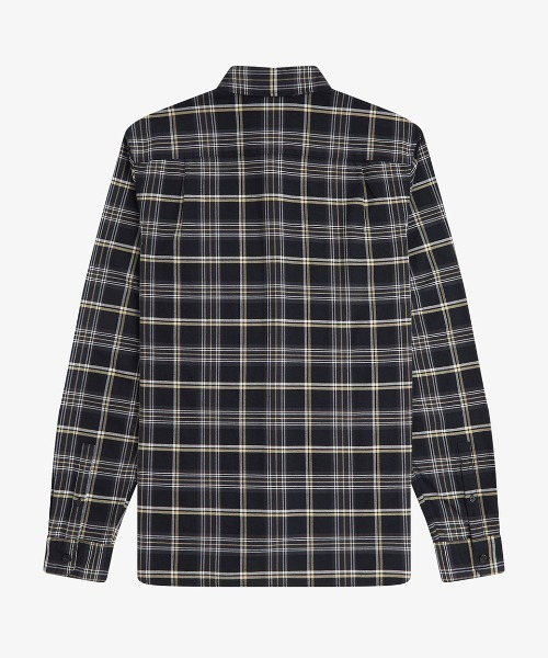 FRED PERRY(フレッドペリー)の「【先行予約受付中】Champagne Tartan Shirt/シャンパンタータンチェックシャツ(シャツ/ブラウス・メンズ・ブラック・M/L/S)」の2枚目の写真