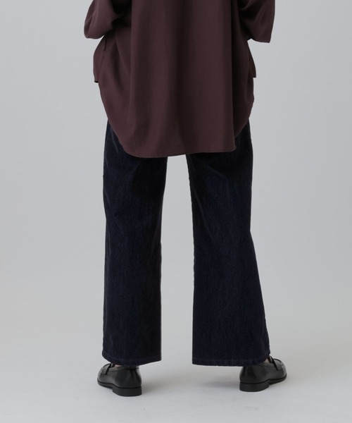 LEPSIM（レプシィム）の「フロッキーデニムパンツ　1055023（その他パンツ・レディース・ネイビー/カーキブラウン・MEDIUM/LARGE）」の5枚目の写真