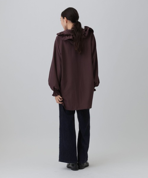 LEPSIM（レプシィム）の「フロッキーデニムパンツ　1055023（その他パンツ・レディース・ネイビー/カーキブラウン・MEDIUM/LARGE）」の8枚目の写真