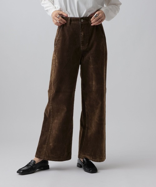 LEPSIM（レプシィム）の「フロッキーデニムパンツ　1055023（その他パンツ・レディース・ネイビー/カーキブラウン・MEDIUM/LARGE）」の9枚目の写真