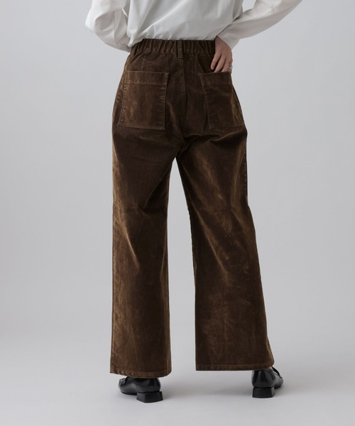 LEPSIM（レプシィム）の「フロッキーデニムパンツ　1055023（その他パンツ・レディース・ネイビー/カーキブラウン・MEDIUM/LARGE）」の11枚目の写真