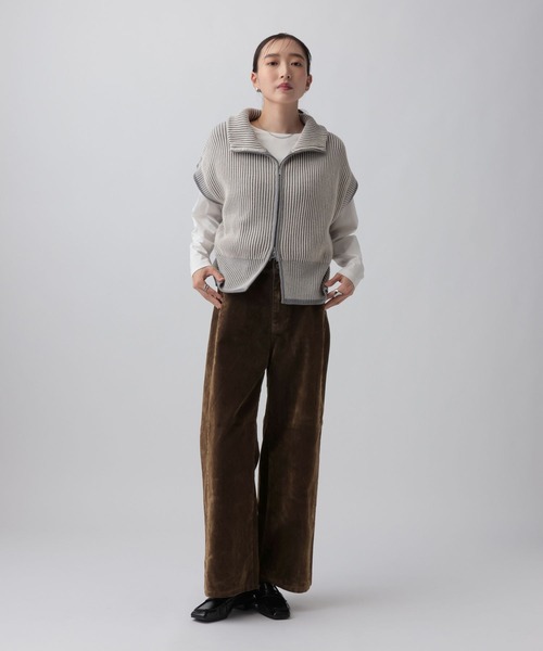 LEPSIM（レプシィム）の「フロッキーデニムパンツ　1055023（その他パンツ・レディース・ネイビー/カーキブラウン・MEDIUM/LARGE）」の12枚目の写真