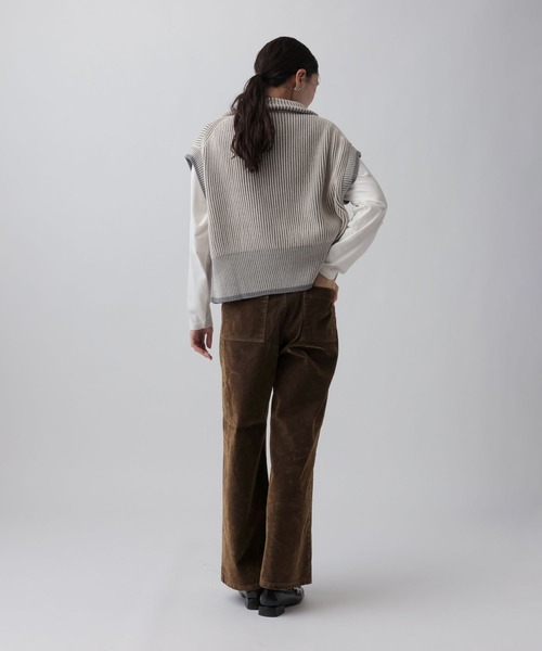 LEPSIM（レプシィム）の「フロッキーデニムパンツ　1055023（その他パンツ・レディース・ネイビー/カーキブラウン・MEDIUM/LARGE）」の14枚目の写真