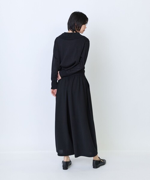 LOISIR（ロワズィール）の「和紙コットン天竺フリルディテールカーディガン（カーディガン/ボレロ・レディース・グレイッシュベージュ/グレー/ブラック・FREE）」の10枚目の写真