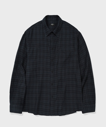 TONED-DOWN CHECK SHIRTS (BLACK)