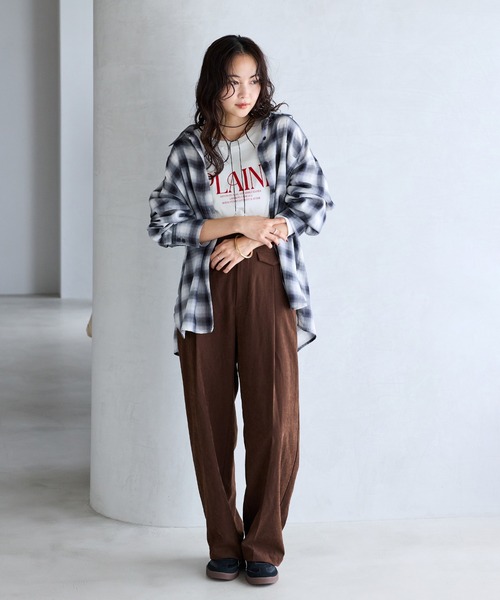 VIS(ビス)の「ロゴ&フォトアソートロングTシャツ(Tシャツ/カットソー・レディース・キナリ/ホワイト系その他/ホワイト・FREE)」の19枚目の写真