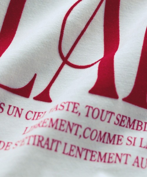 VIS(ビス)の「ロゴ&フォトアソートロングTシャツ(Tシャツ/カットソー・レディース・キナリ/ホワイト系その他/ホワイト・FREE)」の12枚目の写真