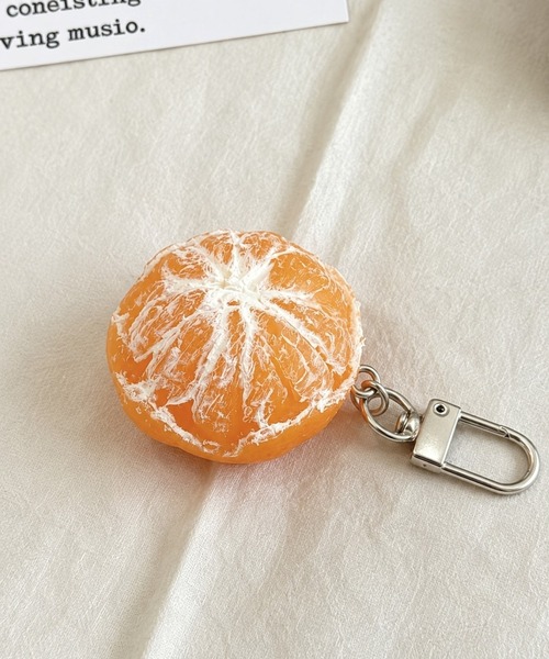 Bls】【ZA】【Bling Leads】フェイクフルーツキーホルダー みかん