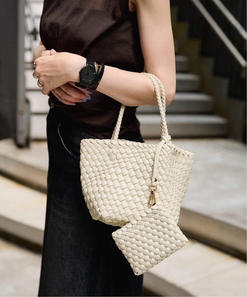 VELETTO(ベレット)の「《追加/WEB限定》VELETTO / ベレット 別注 MESH POACH BAG(トートバッグ・レディース・アイボリー・FREE)」の4枚目の写真