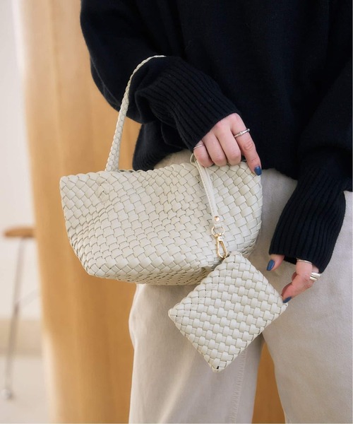 VELETTO(ベレット)の「《追加/WEB限定》VELETTO / ベレット 別注 MESH POACH BAG(トートバッグ・レディース・アイボリー・FREE)」の9枚目の写真