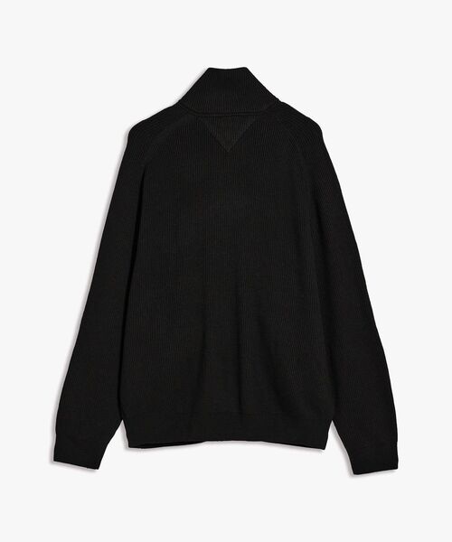 tommy jeans（トミー ジーンズ）の「リラックスジップアップカーディガン（ニット/セーター・メンズ・ブラック/ライトグレー系1・SMALL/MEDIUM/LARGE）」の6枚目の写真