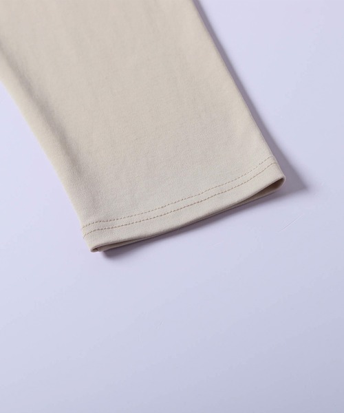 AMELY(エミリー)の「チュールレイヤード ロングTシャツ/ふんわり/フェミニン(Tシャツ/カットソー・レディース・グレー/ブラック/ベージュ・フリー)」の10枚目の写真