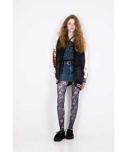 HYSTERIC GLAMOUR(ヒステリックグラマー)の「KINKY HYSTERIC刺繍 スカジャン(スカジャン・レディース・ブラック・FREE)」の3枚目の写真
