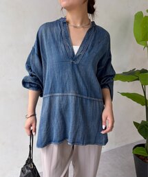 〈8/15インスタライブご紹介アイテム〉シアーデニムチュニック