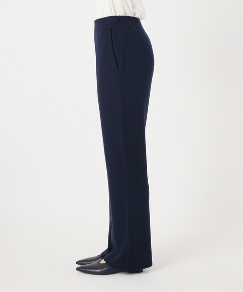 SLOBE IENA(スローブイエナ)の「《WEB限定/シリーズあり/》ウォッシャブルスムースニットパンツ(その他パンツ・レディース・チャコールグレー/ネイビー・FREE)」の21枚目の写真