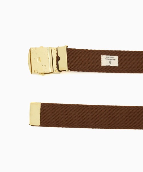 JOURNAL STANDARD(ジャーナルスタンダード)の「SOLID COLOR WEB BELT WIDE WEB 30mm(ベルト・メンズ・ホワイト/ブラウン・FREE)」の7枚目の写真