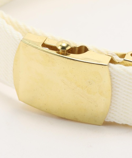 JOURNAL STANDARD(ジャーナルスタンダード)の「SOLID COLOR WEB BELT WIDE WEB 30mm(ベルト・メンズ・ホワイト/ブラウン・FREE)」の8枚目の写真