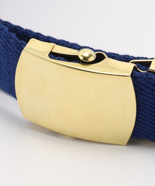 JOURNAL STANDARD(ジャーナルスタンダード)の「SOLID COLOR WEB BELT WIDE WEB 30mm(ベルト・メンズ・ホワイト/ブラウン・FREE)」の4枚目の写真