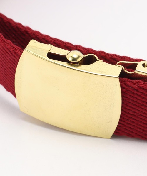 JOURNAL STANDARD(ジャーナルスタンダード)の「SOLID COLOR WEB BELT WIDE WEB 30mm(ベルト・メンズ・ホワイト/ブラウン・FREE)」の5枚目の写真
