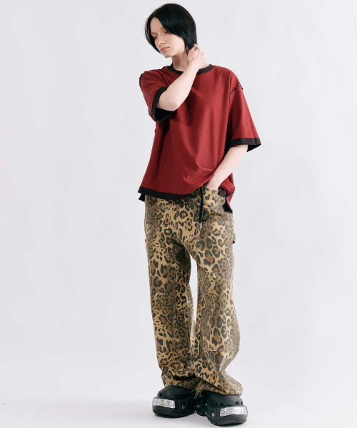 SMITHARMOR(スミスアモー)の「デニムレオパードワイドパンツ(デニムパンツ・レディース・その他・MEDIUM/LARGE)」の3枚目の写真