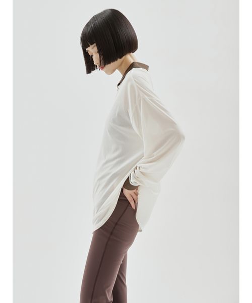 PUMA（プーマ）の「【emmi×PUMA】SHEER GAME SHIRTS（Tシャツ/カットソー・レディース・アイボリー・M）」の5枚目の写真