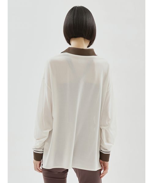 PUMA（プーマ）の「【emmi×PUMA】SHEER GAME SHIRTS（Tシャツ/カットソー・レディース・アイボリー・M）」の6枚目の写真