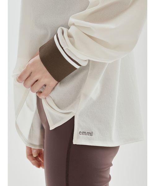 PUMA（プーマ）の「【emmi×PUMA】SHEER GAME SHIRTS（Tシャツ/カットソー・レディース・アイボリー・M）」の8枚目の写真