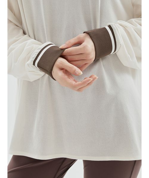 PUMA（プーマ）の「【emmi×PUMA】SHEER GAME SHIRTS（Tシャツ/カットソー・レディース・アイボリー・M）」の9枚目の写真