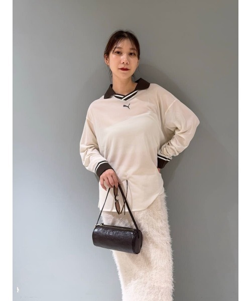 PUMA（プーマ）の「【emmi×PUMA】SHEER GAME SHIRTS（Tシャツ/カットソー・レディース・アイボリー・M）」の15枚目の写真