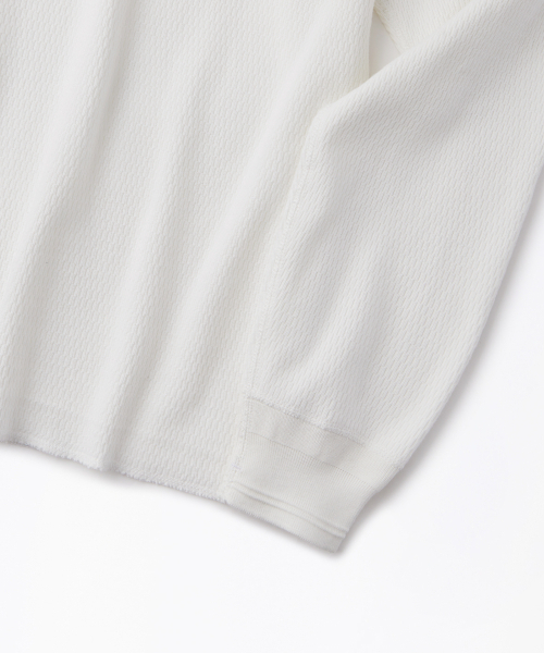 OUTSTANDING(アウトスタンディング)の「THERMAL VINTAGE HENLEY NECK LONG SLEEVE TEE_OFF WHITE(Tシャツ/カットソー・メンズ・その他・MEDIUM/LARGE/X-LARGE)」の5枚目の写真