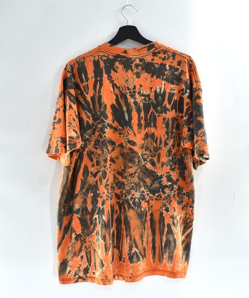 LABORATORY R(ラボラトリーアール)の「【USED】90's “Miami Hurricanes” カレッジ タイダイ Tシャツ USA製(Tシャツ/カットソー・メンズ・オレンジ・LARGE)」の8枚目の写真