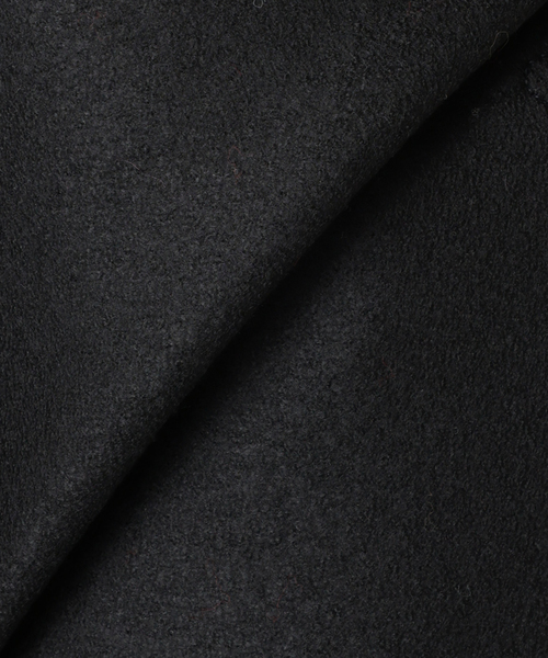 HARRIS WHARF LONDON(ハリスワーフロンドン)の「HARRIS WHARF LONDON 別注 Women kimono mantle pressed wool コート(その他アウター・レディース・ブラック/アイボリー・42)」の15枚目の写真