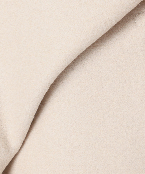 HARRIS WHARF LONDON(ハリスワーフロンドン)の「HARRIS WHARF LONDON 別注 Women kimono mantle pressed wool コート(その他アウター・レディース・ブラック/アイボリー・42)」の17枚目の写真