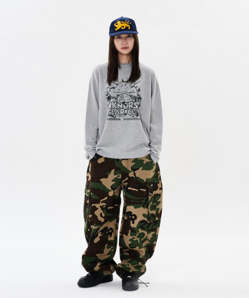 WKNDRS(ウィーキャンドース)の「MUSHROOM LS Tシャツ (M.GREY)(Tシャツ/カットソー・レディース・その他・MEDIUM/LARGE/X-LARGE)」の7枚目の写真