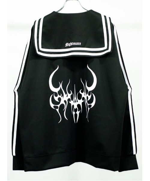 8(eight)(エイト)の「襟付きトレーナー(スウェット・メンズ・ブラック×ホワイト/ホワイト×ブラック・LARGE/MEDIUM)」の10枚目の写真
