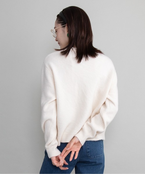 lodie(ロディ)の「ビーズ刺繍ニットカーデ(カーディガン/ボレロ・レディース・ブラック/グレー/アイボリー・FREE)」の17枚目の写真