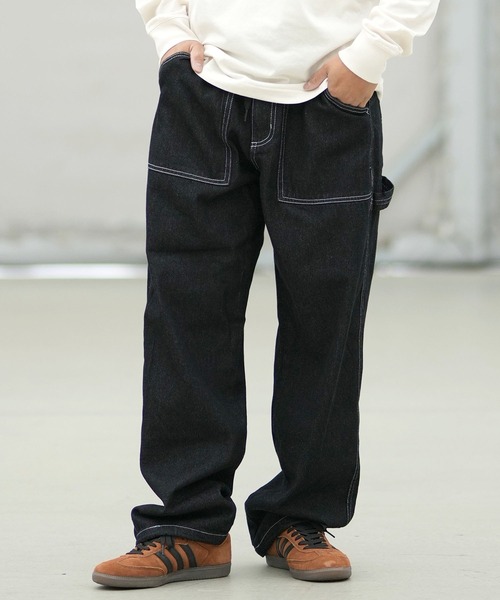 DC（ディーシー）の「DC/ディーシー ロングパンツ ペインターパンツ 26 WIDE PAINTER PANT DPT264033（その他パンツ・メンズ・ブラック/ブラウン/ワンウォッシュ・L/M）」の3枚目の写真