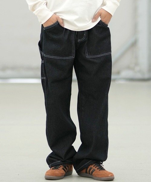 DC（ディーシー）の「DC/ディーシー ロングパンツ ペインターパンツ 26 WIDE PAINTER PANT DPT264033（その他パンツ・メンズ・ブラック/ブラウン/ワンウォッシュ・L/M）」の12枚目の写真