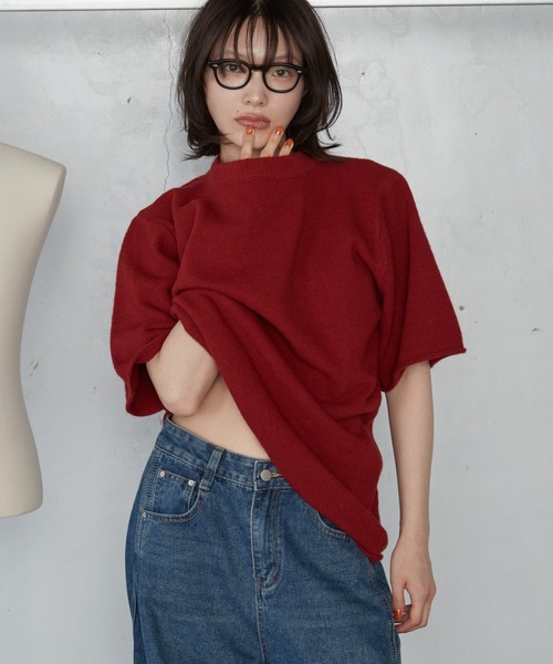 2026秋冬新作】Half Sleeve Knit｜ハーフスリーブニット（ニット