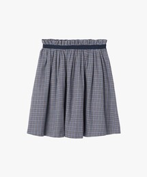 ガンクラブチェック コットン ミニスカート