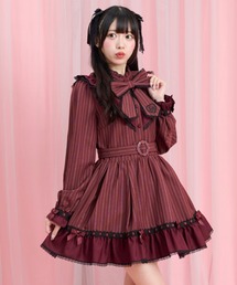 Secret Honey | 長袖ベルト付ヨーク切替ワンピース(ワンピース)