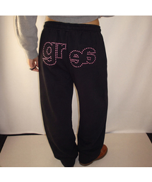 [UNISEX] GRAE-S ホットフィックス トレーニングワイドパンツ_Black